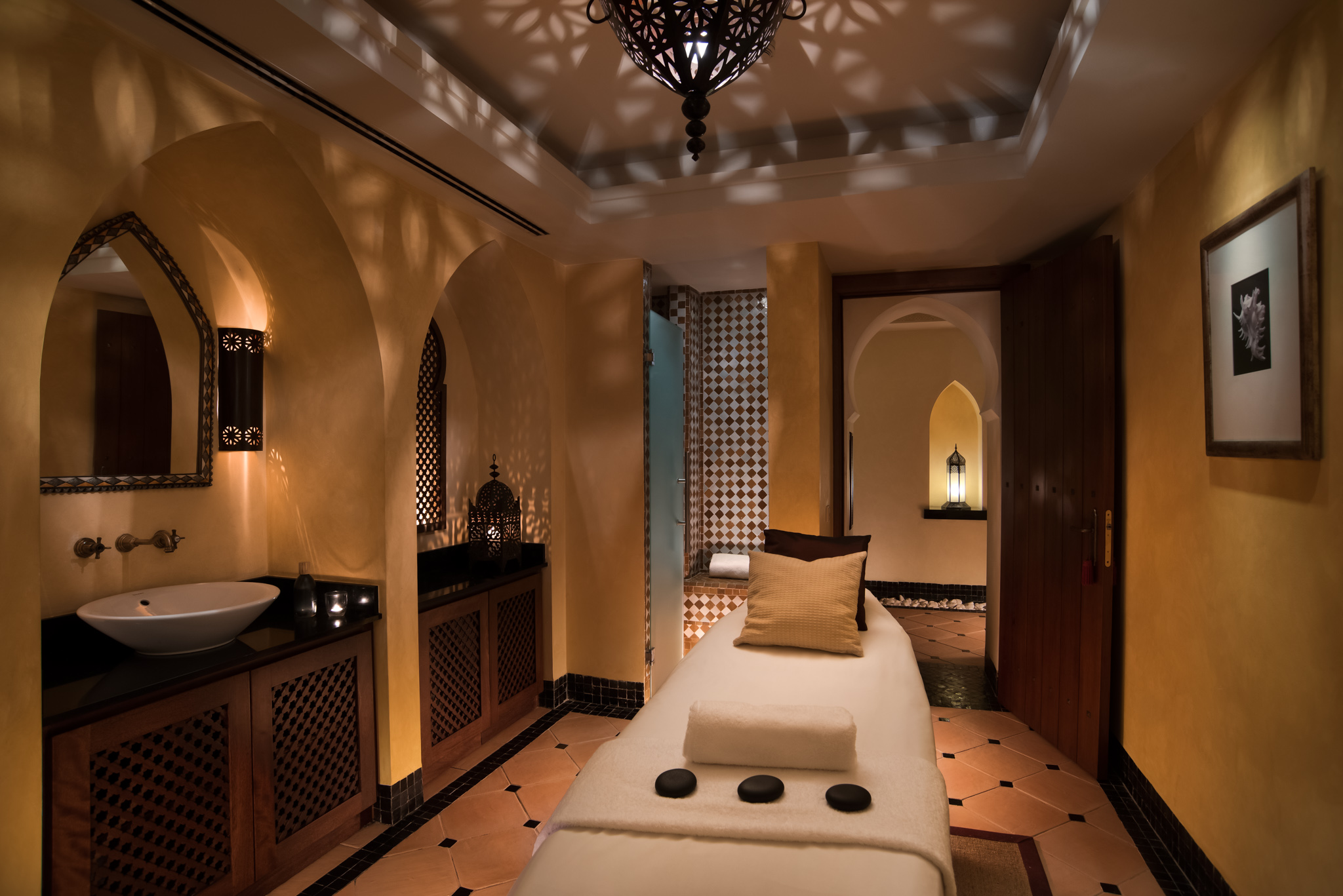 Spa treatment room