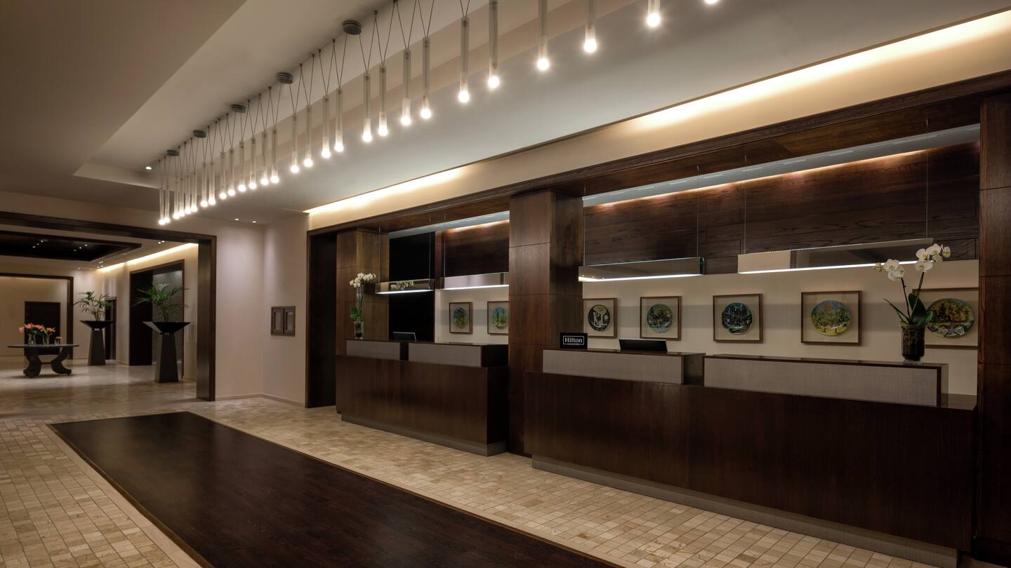 Lobby front desk